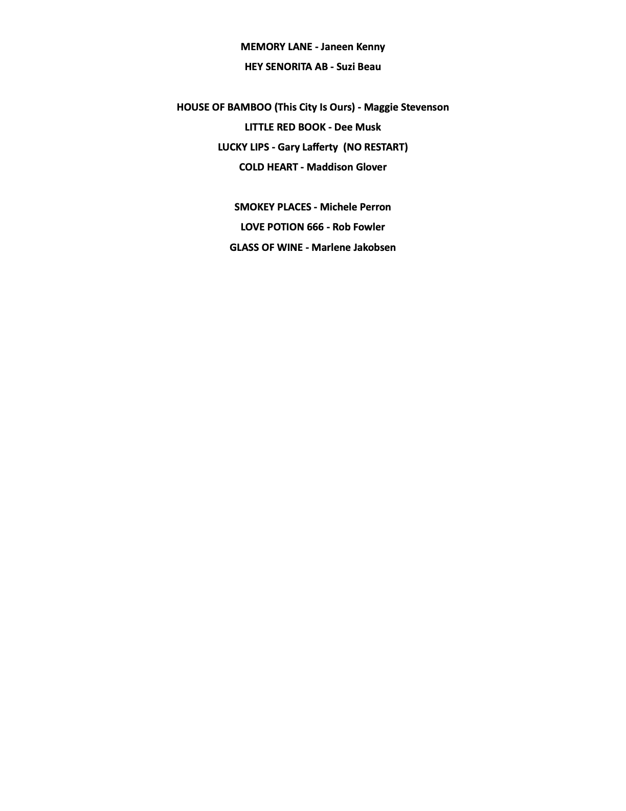 Line Dancing HOEDOWN