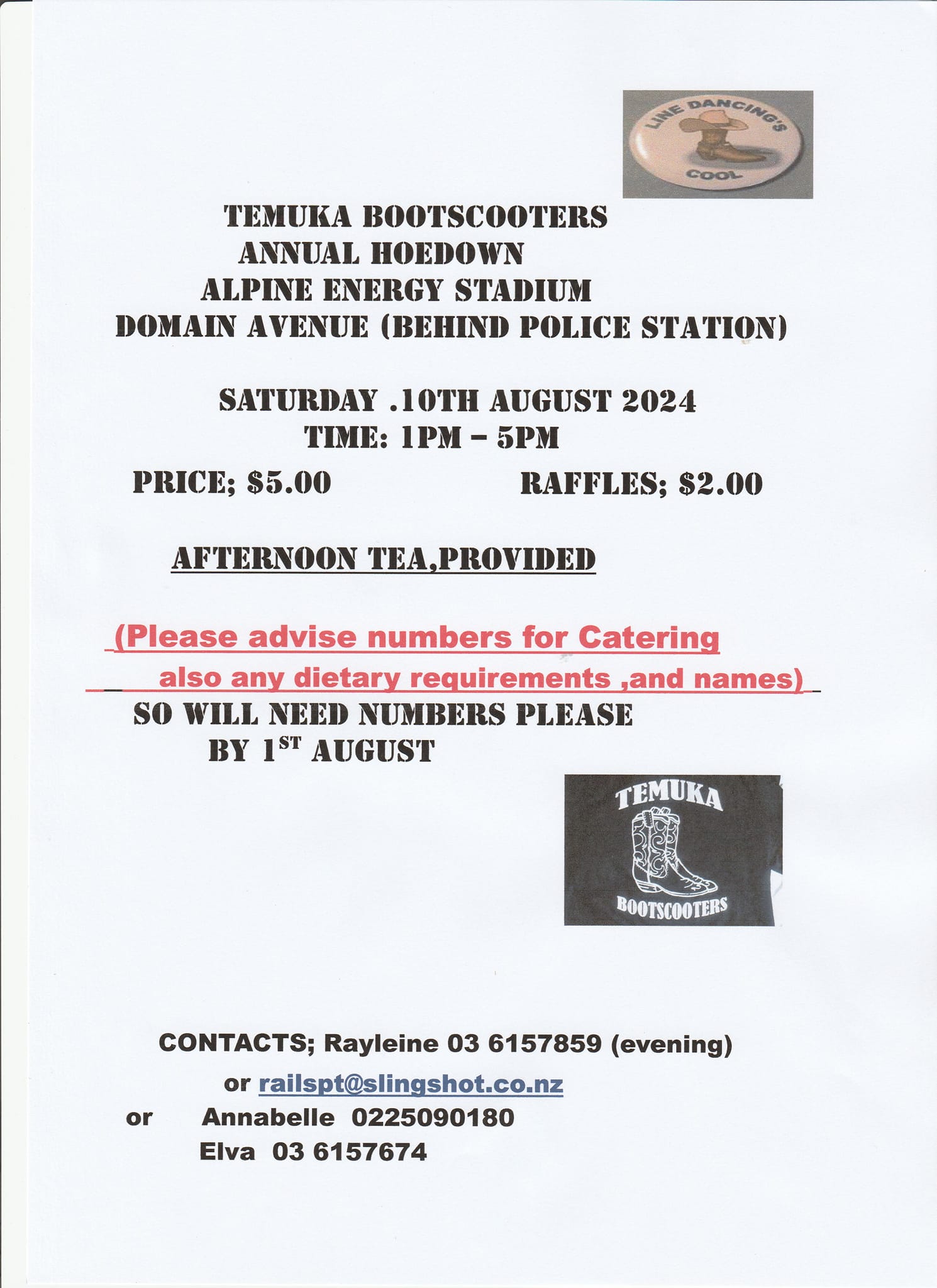 Temuka Bootscooters Social