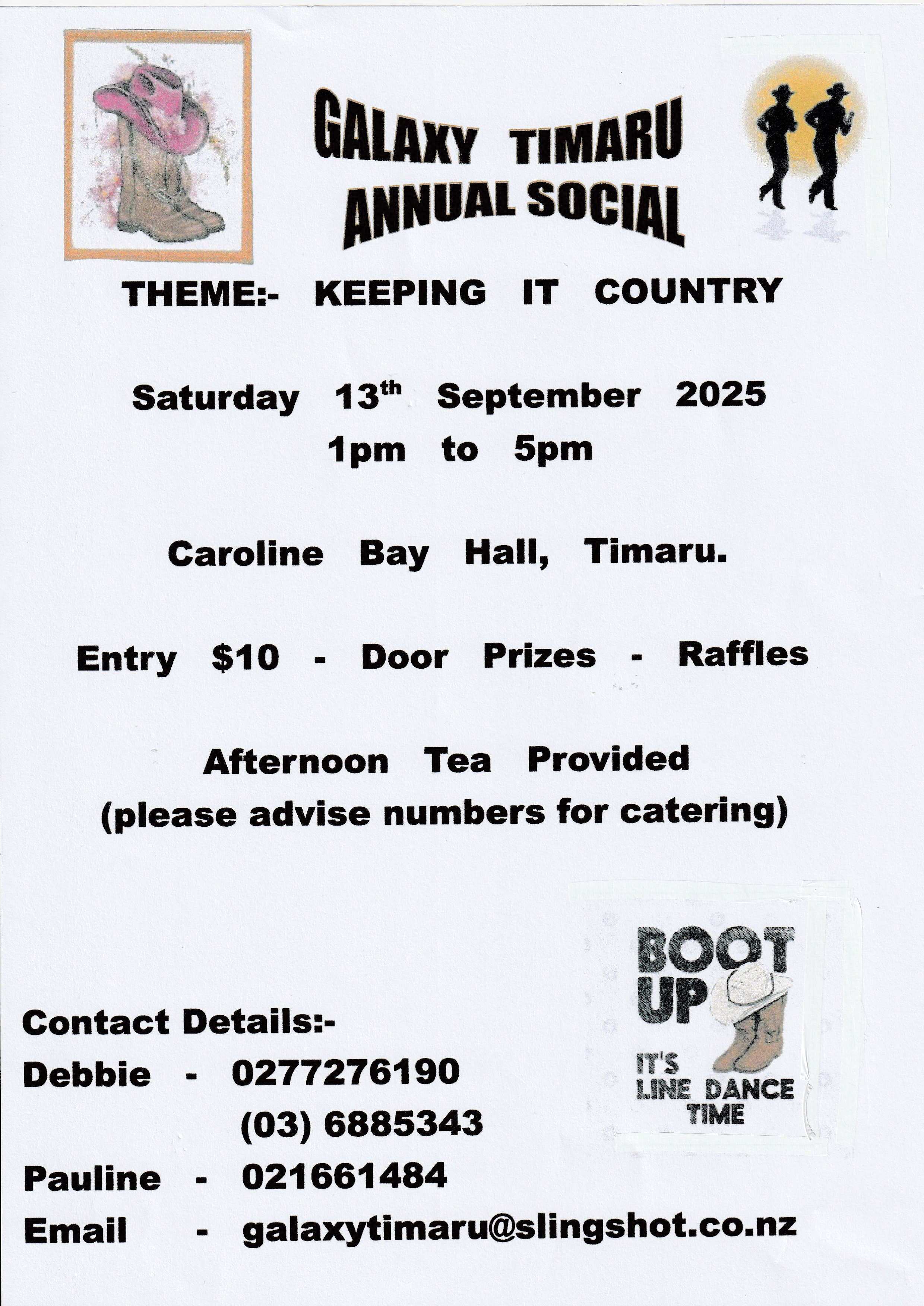 Galaxy Linedance Group, Timaru